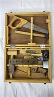 Vintage Miniature Carpentry Set w/ Carrying Case