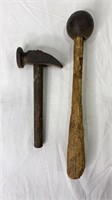 Antique Cobbler’s Hammer & Napping Hammer