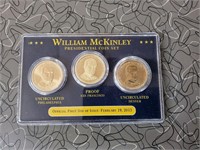 William McKinley Presidential coin Set