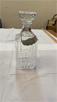Heavy Crystal Decanter & Hanging Label
