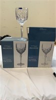 Eight Waterford Marquis Wine Glasses
