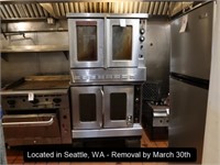 DOUBLE STACK OVENS TO INCLUDE: (1) BLODGETT
