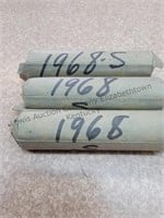 3 rolls of 1960's nickels