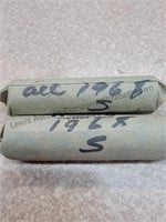 2 rolls of 1968-s nickels