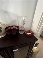 Ruby Red centerpiece bowl,