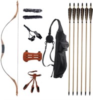 53'' Archery Traditional Recurve Bow Set