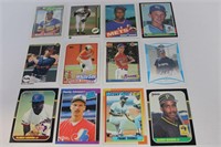 LOT OF 12 BASEBALL STAR ROOKIE CARDS