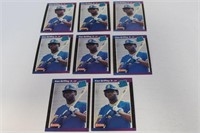 LOT OF 8 1989 DONRUSS KEN GRIFFEY JR RC #33