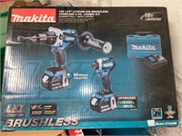 Makita 18v cordless 2pc drill combo kit