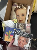 baby book- CDs and paper