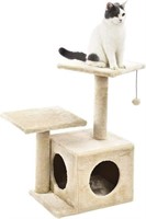 Amazon Basics Dual Post Indoor Cat Tree Tower