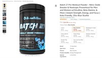 Batch 27 Pre Workout Powder - Nitric Oxide