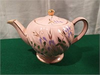 Pink Sadler Swirl Teapot