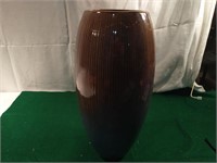 Tall Ribbed Vase