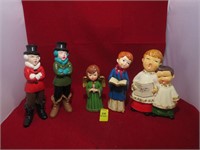 Group of Vintage Christmas Caroliers