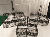 Wire Baskets Ranging In Size