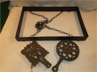 Cast Iron Pan Hanger And Trivets