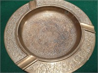 Vintage Solid Brass Ashtray