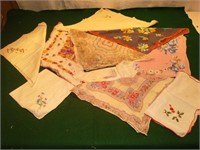 10 Vintage Handkerchief's