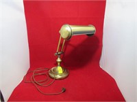 Vintage Underwriter Laboratories Brass Desk Lamp
