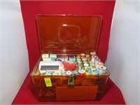 Sewing box, packed full