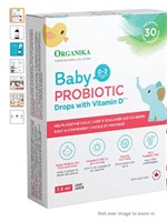Organika Baby Probiotic Drops with Vitamin D