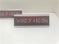 Desk signs