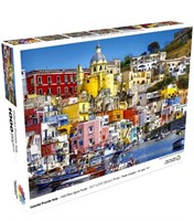 1000-Pc 28" x 20" Colorful Procida Italy Jigsaw