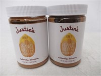 (2) "As Is" Justin's Peanut Butter Honey 28 Oz