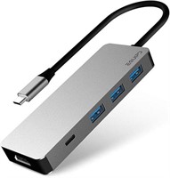 Equipd USB C Hub, 6-in-1 USB C Adapter with 4K USB