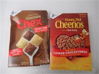 (2) "As Is" Lot of Cereal, Chocolate Chex, Honey