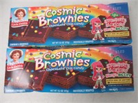 (2) "As Is" Little Debbie Cosmic Brownies 6pk