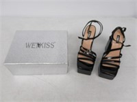 WETKISS Women's Size 7 Platform Chunky Heeled