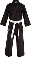 JP Sports Black Karate Uniform for Kids & Adults