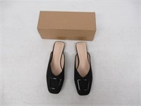 Women's Size 7.5 Flat Mules Slide Loafer Shoes