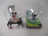 (2) Disney Make Your Own Snow Globe