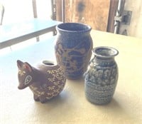 THREE REALLY NICE PEICES OF MEXICAN POTTERY