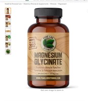 Pure Lab Vitamins | Magnesium Glycinate 165mg