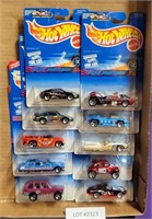 10 NOS HOT WHEELS TOY VEHICLES