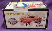NOS PEDAL CARS SENTRY HARDWARE FIRE TRUCK BANK