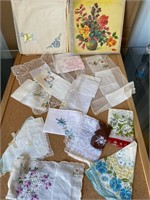 Vintage Antique Handmade Handkerchief Napkin
