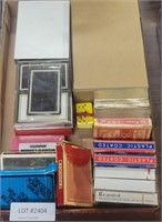FLAT OF MOSTLY VINTAGE PLAYING CARDS