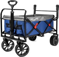 Collapsible Utility Wagon Blue/Gray