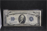 One 1934C Silver Certificate $10