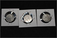 Three 1999 Delaware Error Quarters "Spitting