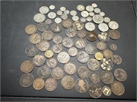 60+English coins incl. silver