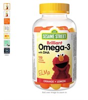 Sesame Street Brilliant Omega-3 Kids Gummy