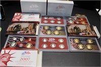 Two 2007 US Mint Silver Proof Sets