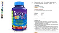 Factor Kids Daily Chewable Multivitamin (150 Count