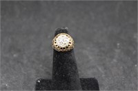 14kt and Diamond Ring Size 4 - 5.2gtw